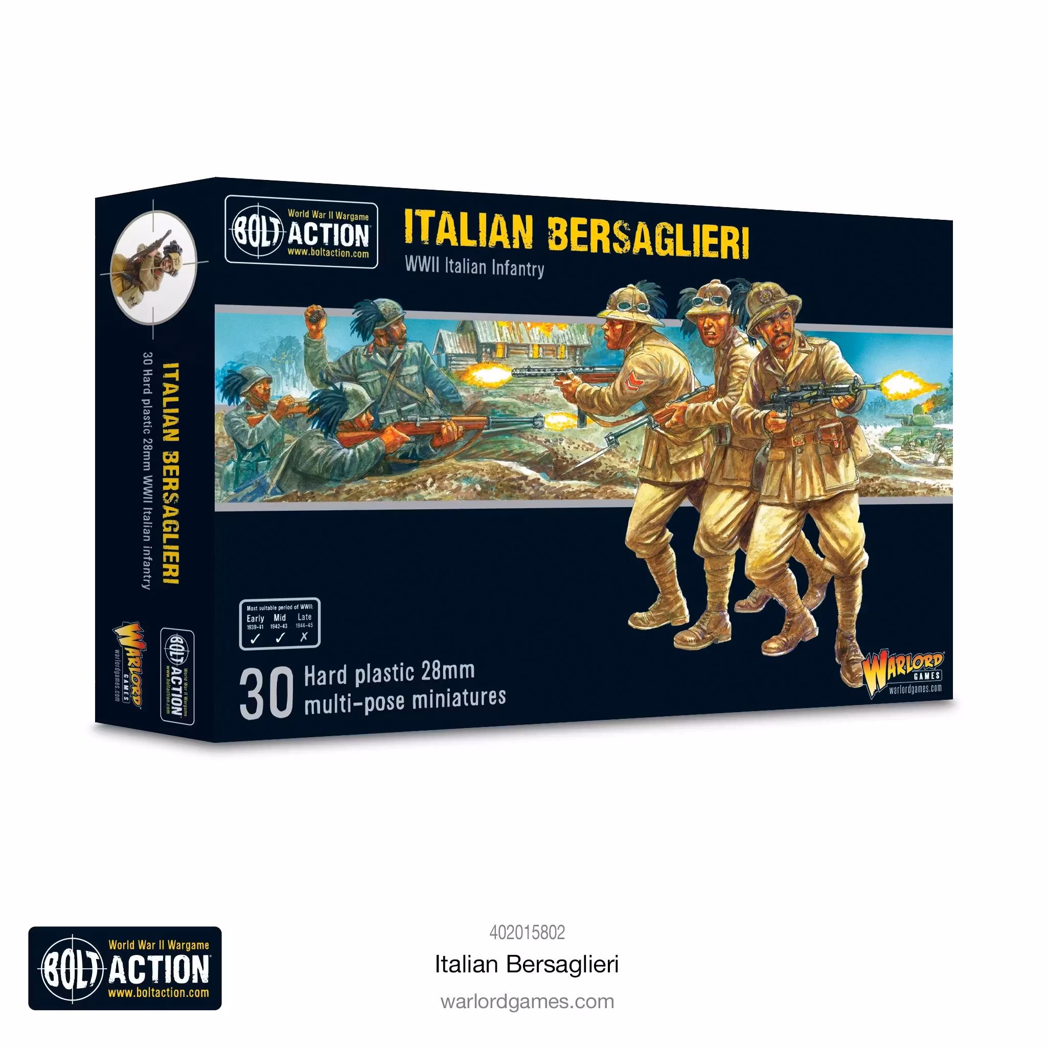 Italian Bersaglieri plastic boxed set