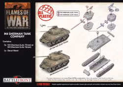 M4 Sherman Tank Company (x5 Plastic)