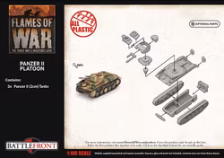 Panzer II Tank Platoon (x3 Plastic)