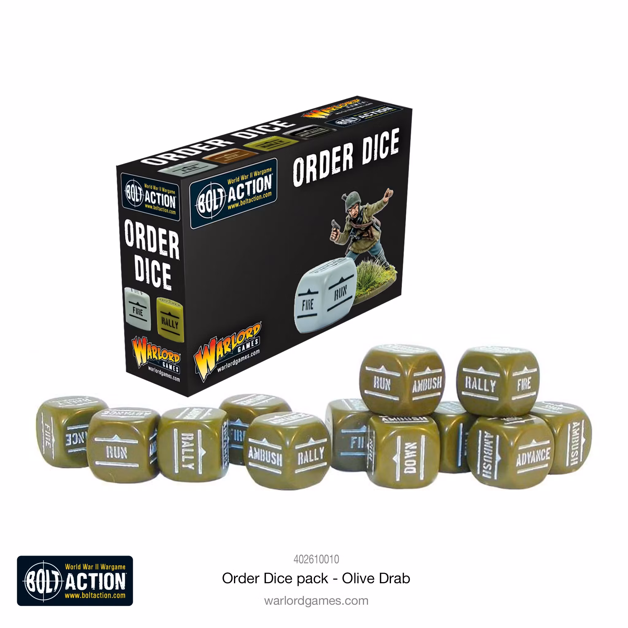 Order Dice pack - Olive Drab