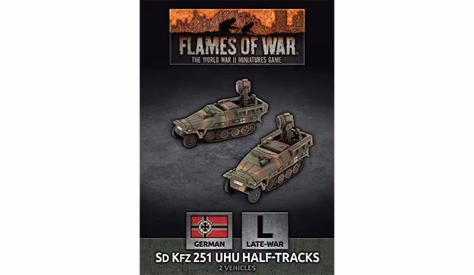 Sd Kfz 251 Uhu Halftracks (x2)