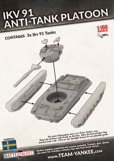 Ikv 91 Anti-tank Platoon (x3)