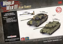 Centurion Tank Platoon (x5 Plastic)