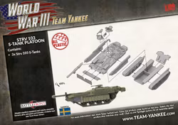 Strv 103 S-tank Platoon (x3 Plastic)