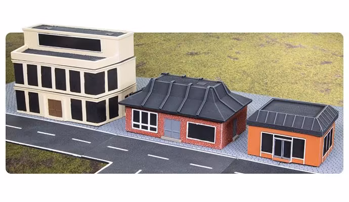 Modern Terrain Bundle 1: Food & Shops