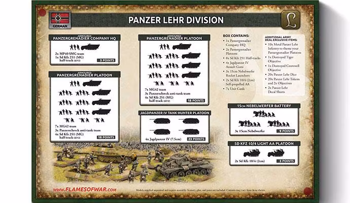 Panzer Lehr Division Army Deal