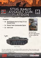 StuG (Early) Assault Gun Platoon (Mid War x3 Tanks)