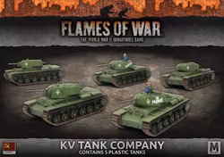 KV Tank Company (Mid War x5 Tanks Plastic)