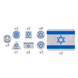 WWIII Israeli Token Set