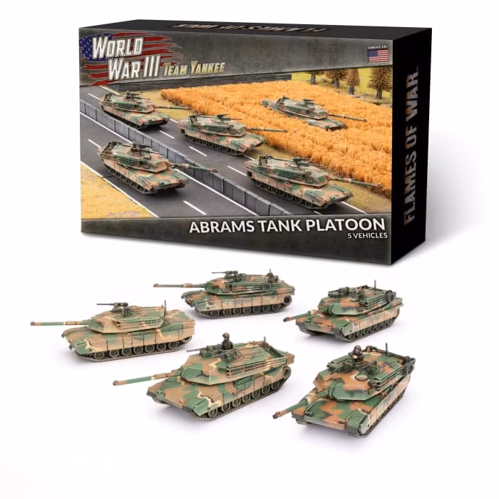 Abrams Tank Platoon (Plastic)