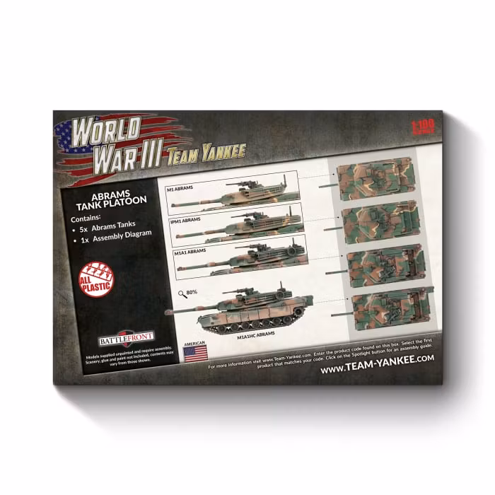 Abrams Tank Platoon (Plastic)