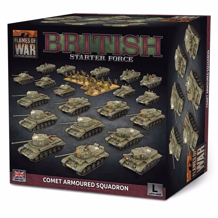 British Comet Armoured Squadron (Plastic)