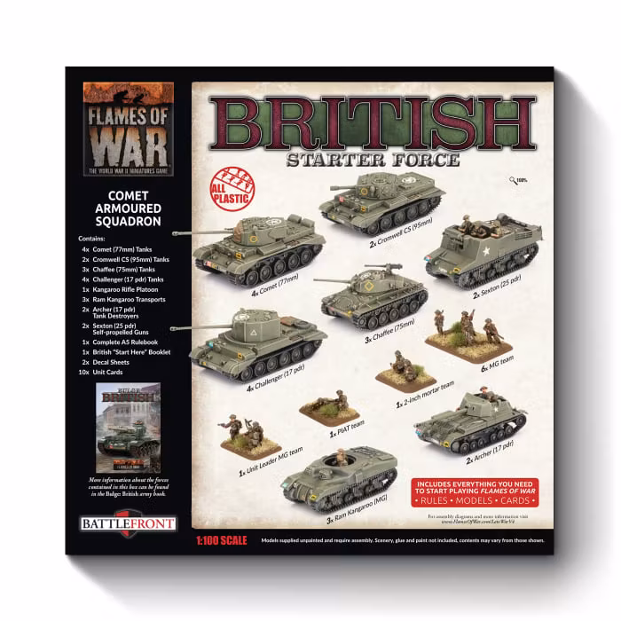 British Comet Armoured Squadron (Plastic)