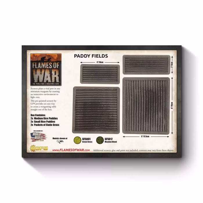 Features: Paddy Fields (x4)