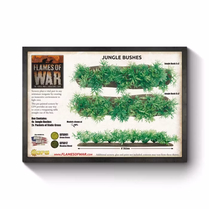 Features: Jungle Bushes (x4)