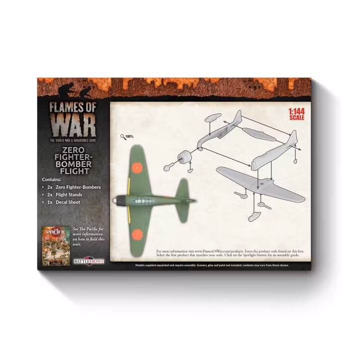 Zero Fighter-Bomber Flight (x2 Plastic)
