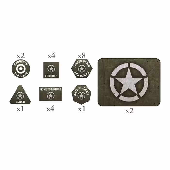 American Late War Tokens and Objectives