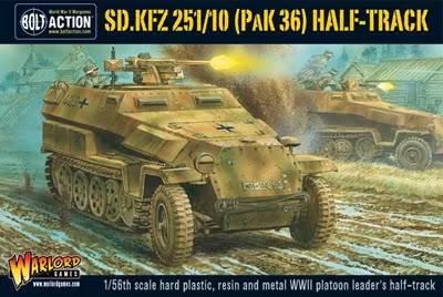Sd.Kfz 251/10 half-track (3.7cm PaK) plastic boxed set