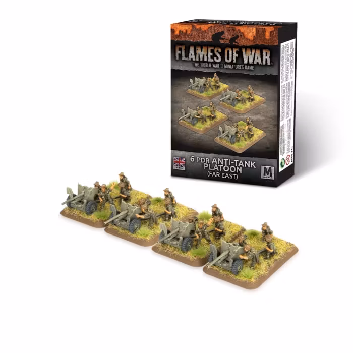 6pdr Anti-tank Platoon (Far East) (x4)