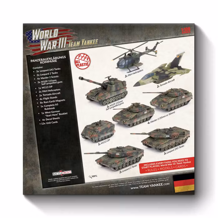 West German Starter Force - Panzeraufklärungs Kompanie (Plastic)