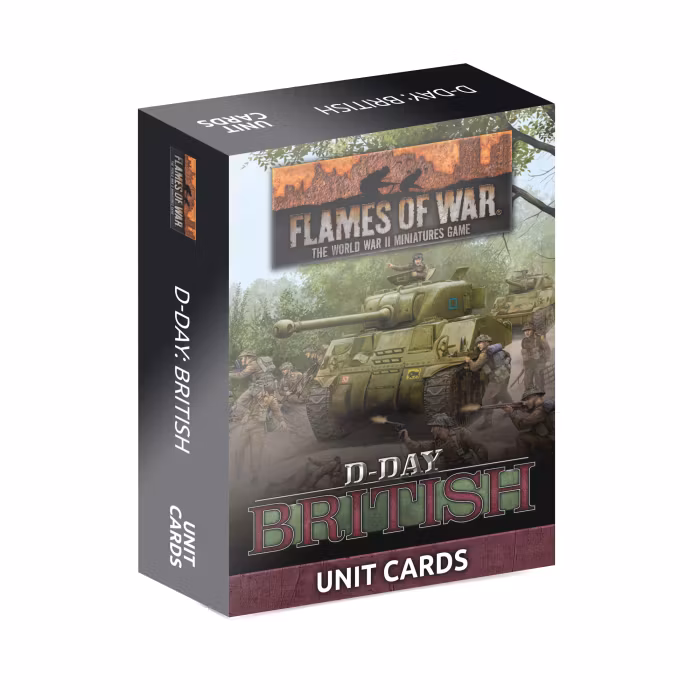 D-Day: British Unit Cards