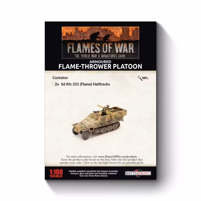 Sd Kfz 251 Flamethrower Platoon