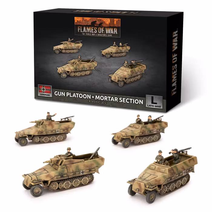 Gun Platoon / Mortar Section (x4 Plastic)