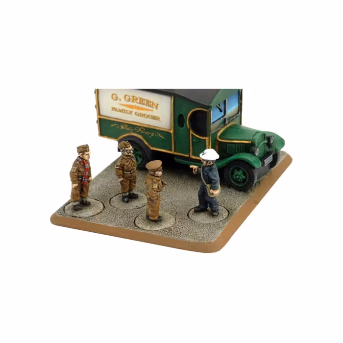 Local Defence Forces with Grocers Van