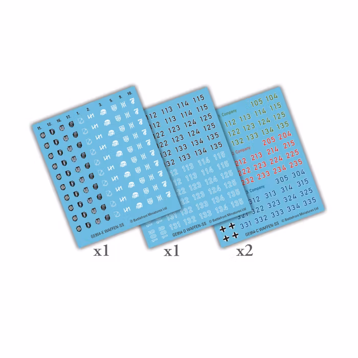 Waffen-SS Decal Set