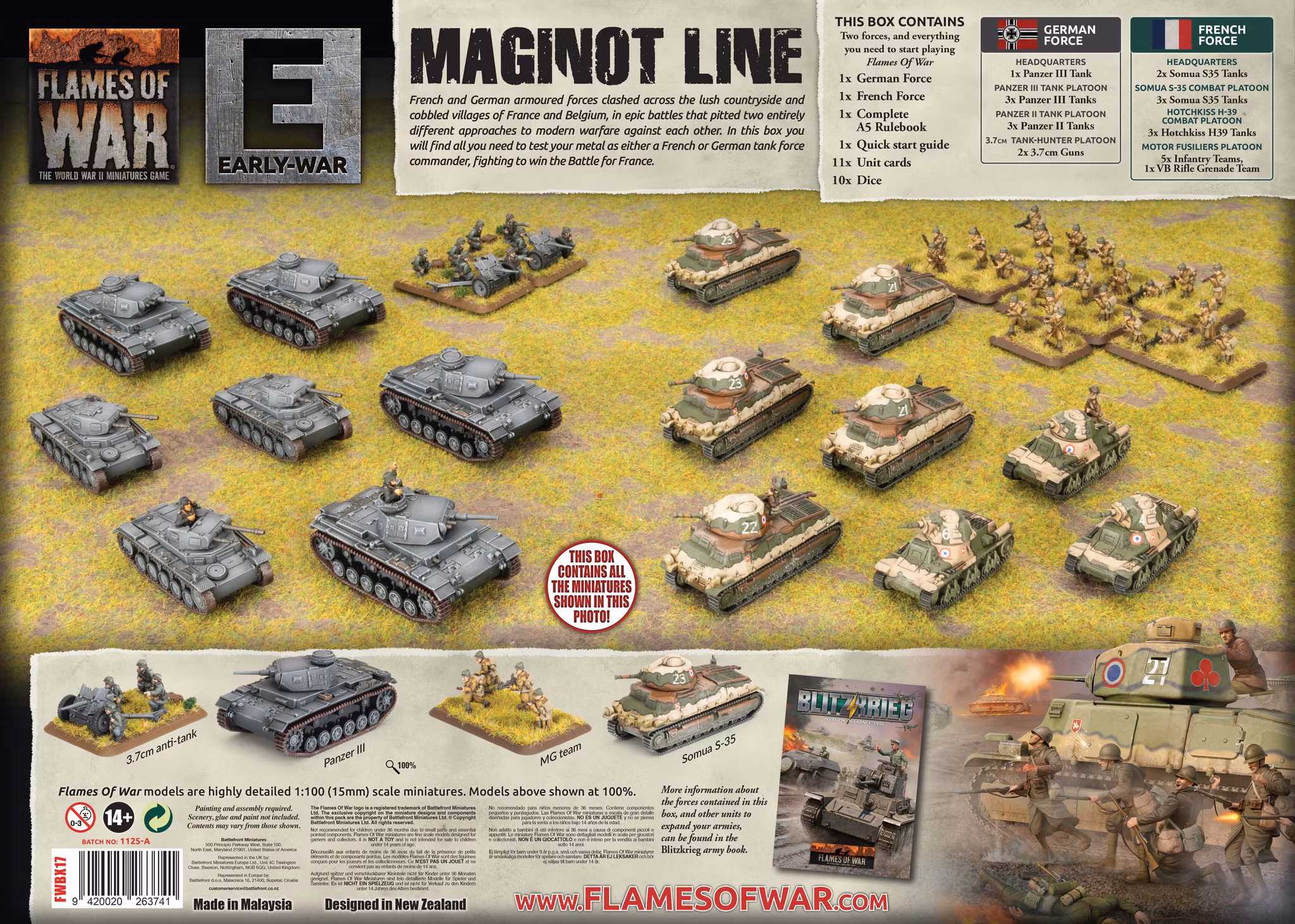 Maginot Line - German vs French Starter Set (Plastic)