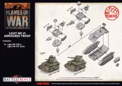 Vickers Light Mk VI Troop (x5, Plastic)