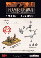 2pdr Antitank Platoon (x4 guns, Plastic)