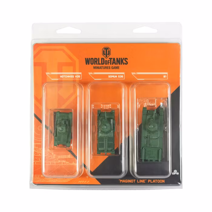 "Maginot Line" Tank Platoon (Hotckiss H35, Somua S35, B1)