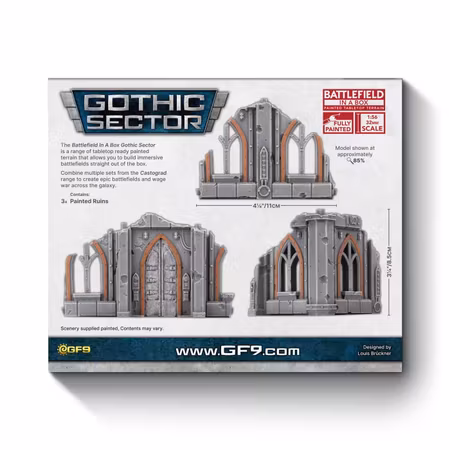 Gothic Sector: Castograd Warehouse Small Ruins