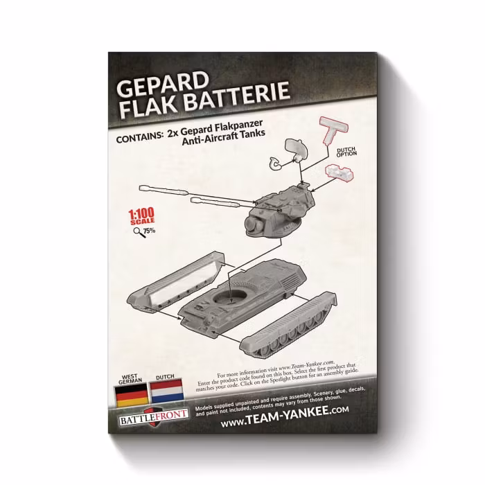 Gepard Flakpanzer Batterie