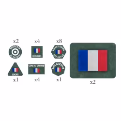 French EW Tokens (x20) and Objectives (x2)