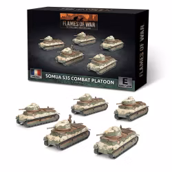 S-35 Somua Tank Platoon (x5 Plastic)