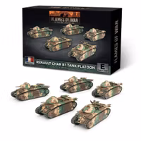 Char B1 bis Tank Platoon (x5 Plastic)