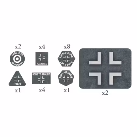 German EW Tokens (x20) & Objectives (x2)