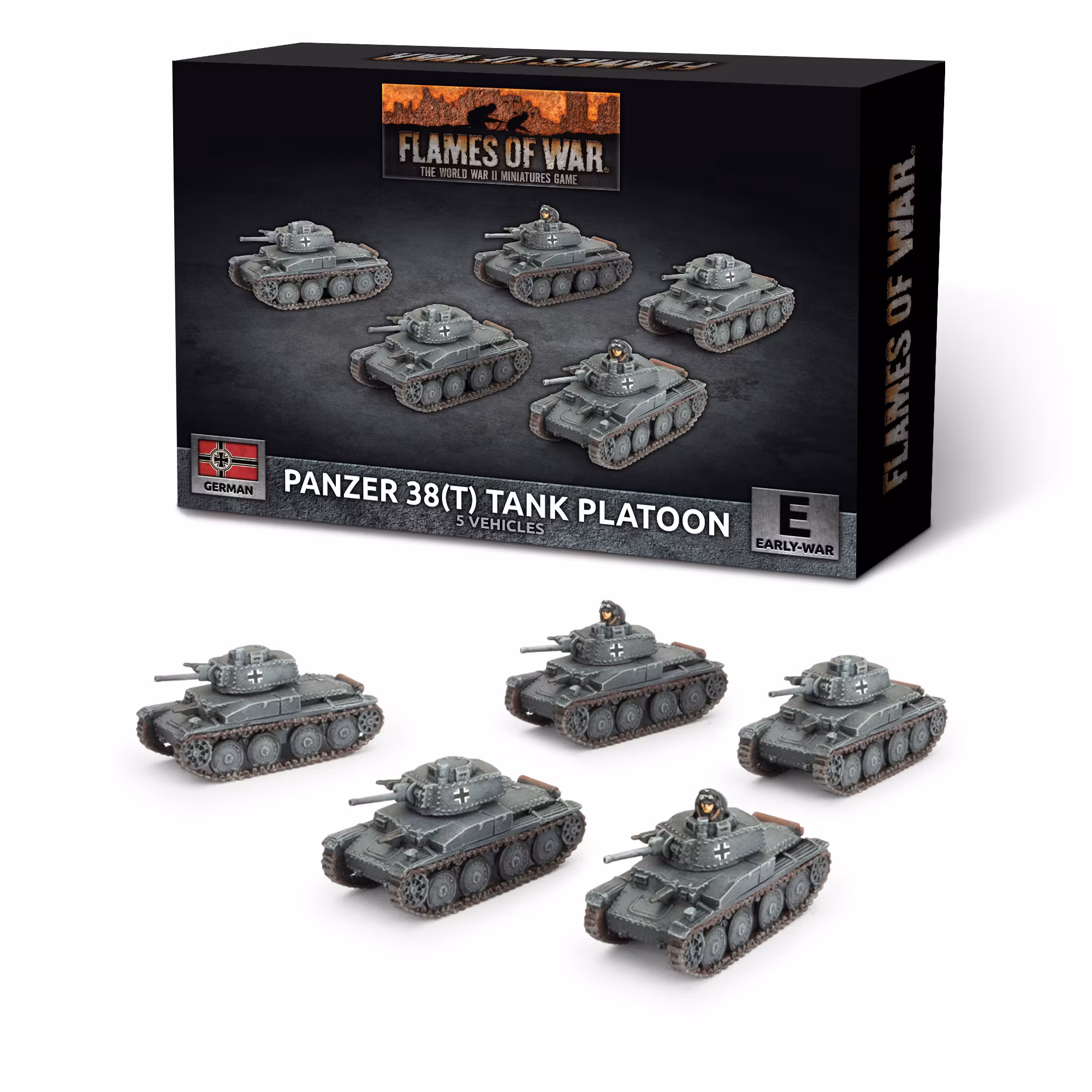 Panzer 38(t) Platoon (x5 Plastic)