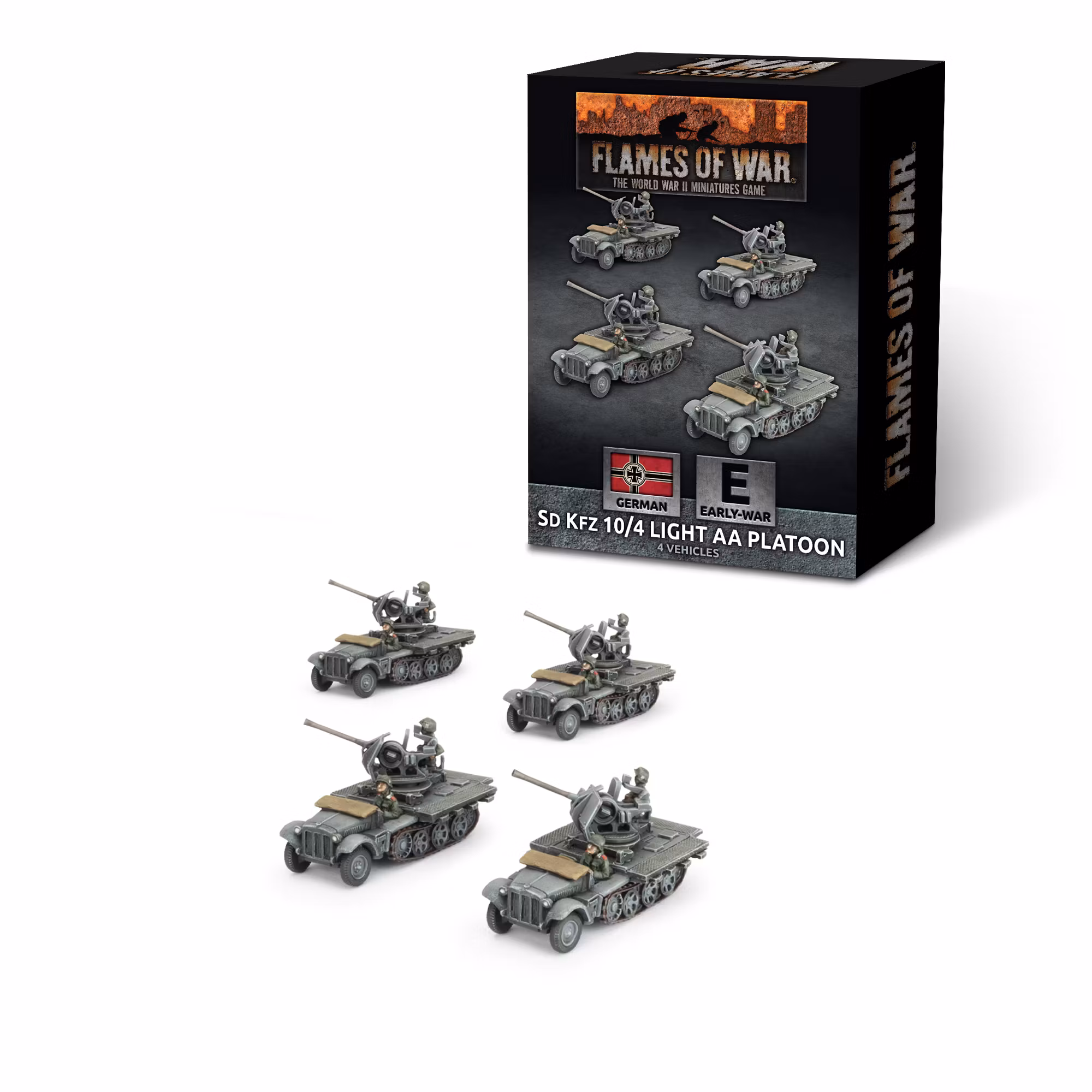 Sd Kfz 10/4 (2cm) Light AA Platoon (x4)