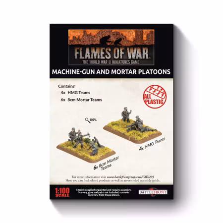 HMG and Mortar Platoons (Early, Plastic)