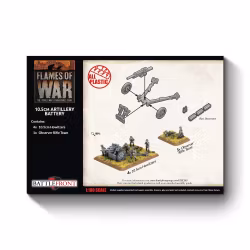 10.5cm Artillery Battery (Early) (x4 guns Plastic)