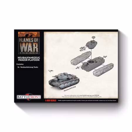 Neubaufahrzeug Panzer Platoon (x3)