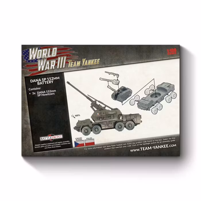 DANA SP 152mm Artillery Battery