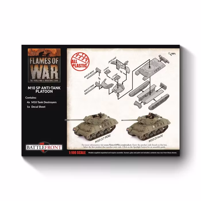 M10 SP Anti-Tank Troop (Plastic)