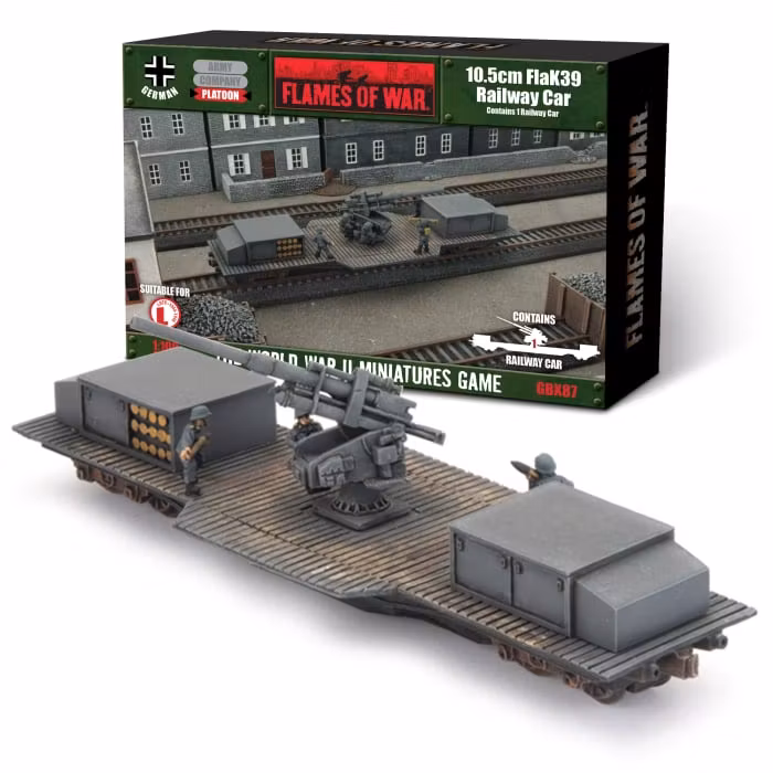 10.5cm FlaK Railway Car