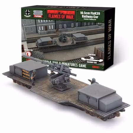 10.5cm FlaK Railway Car