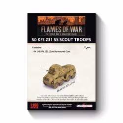 SdKfz 231 SS Scout Troops