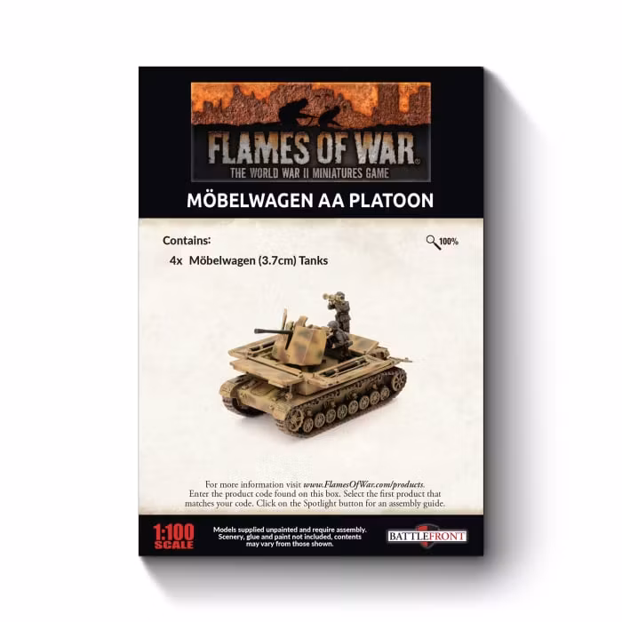 Mobelwagen 3.7cm AA Tank Platoon